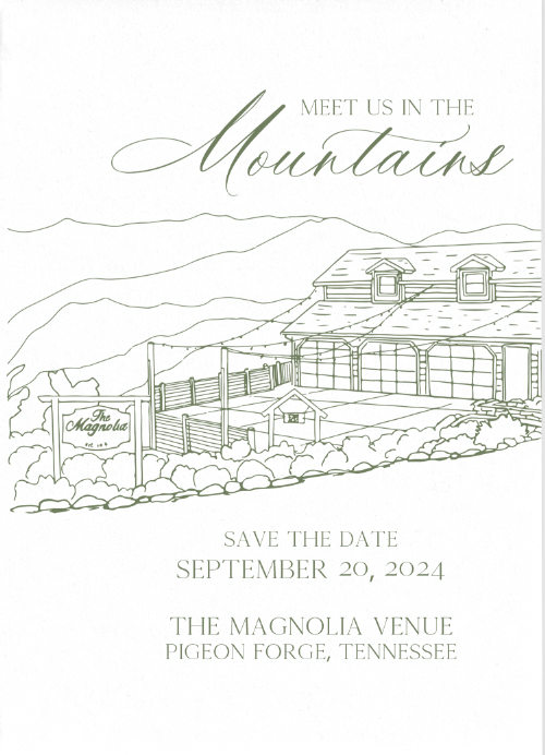 Mountains Save the Date