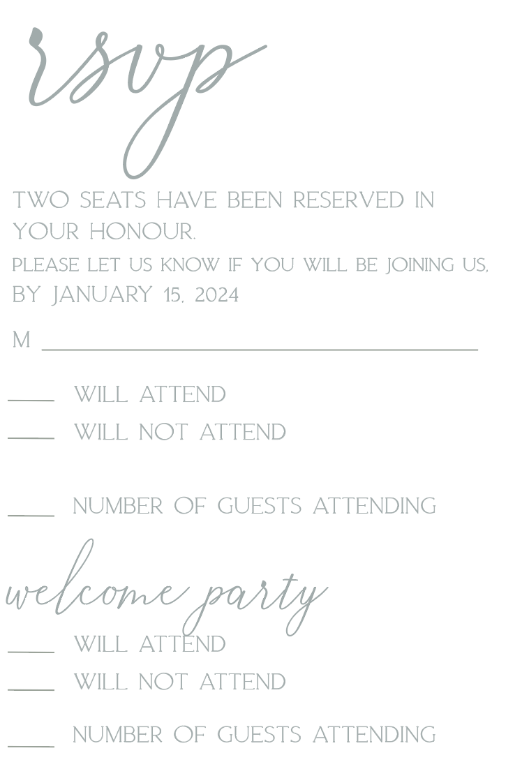 Simple Arch Wedding Invitation Suite