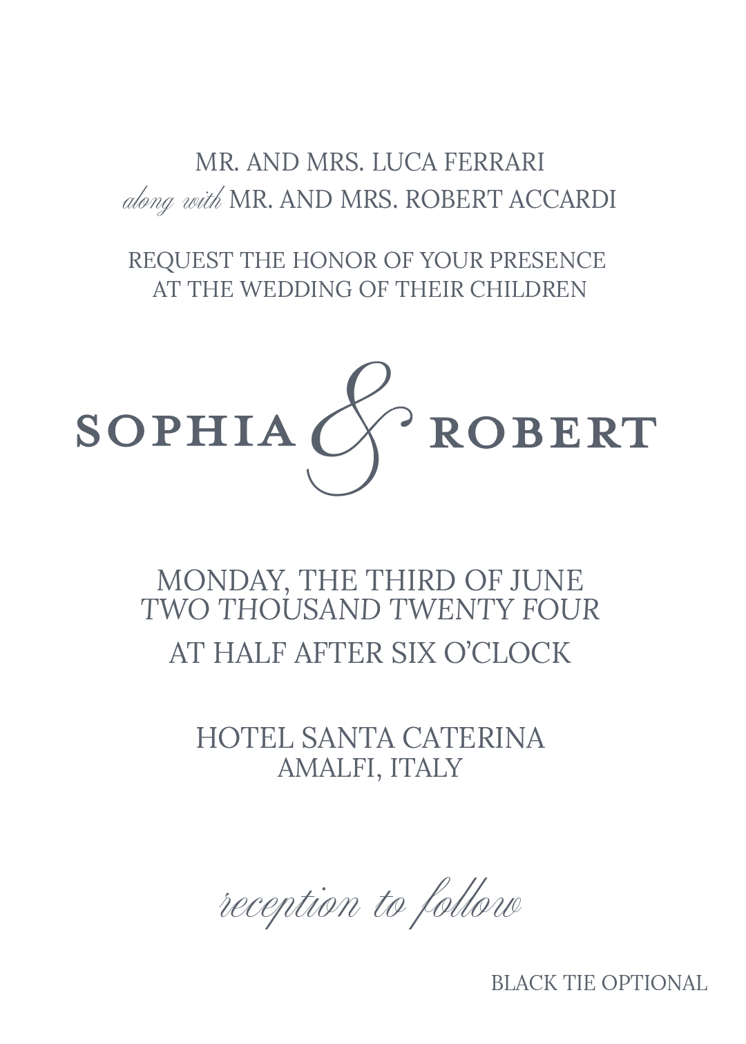 Destination Unknown Wedding Invitation Suite